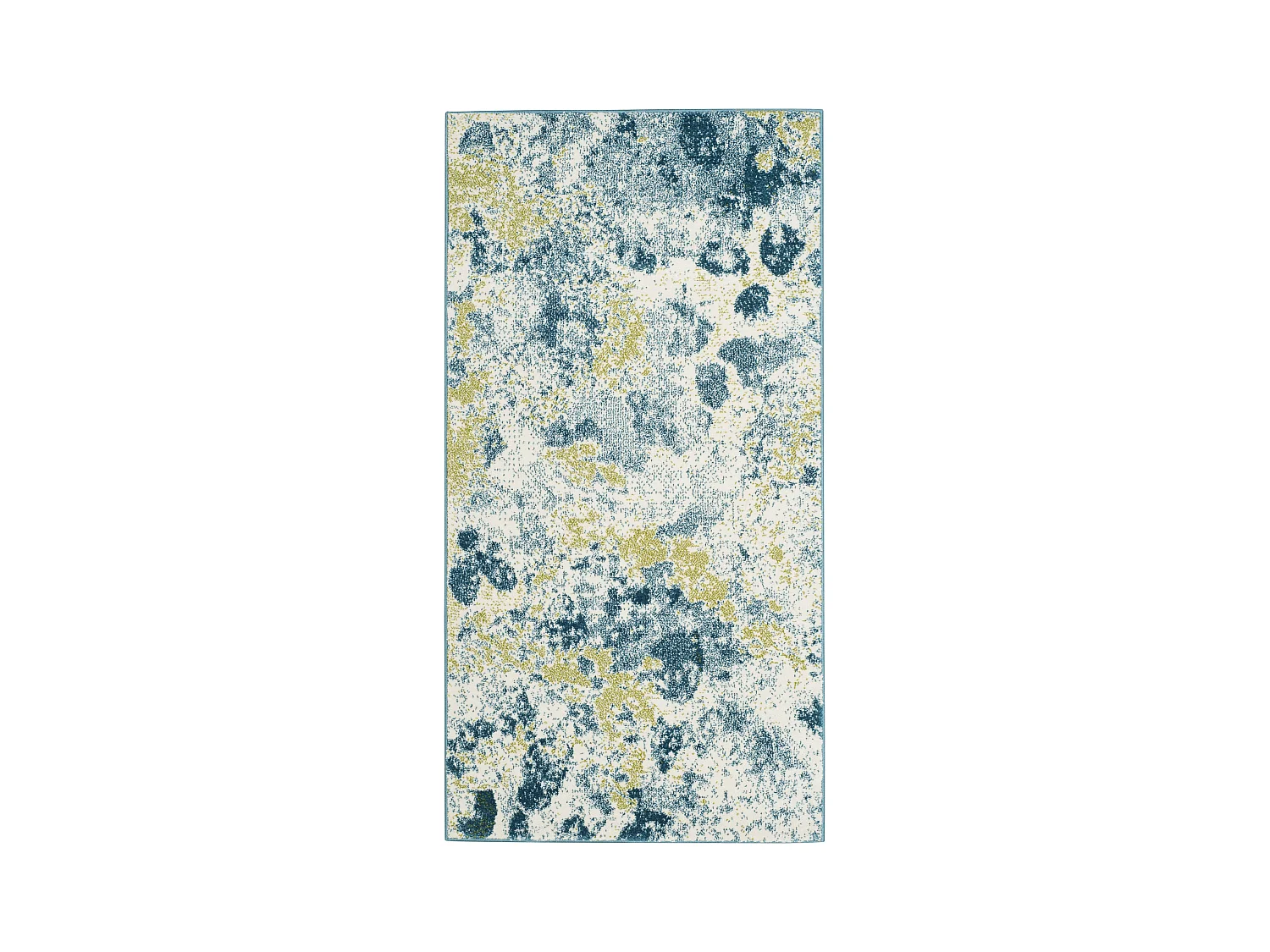 Tapis Neutre/Bleu 79 X 152 cm - Lexi