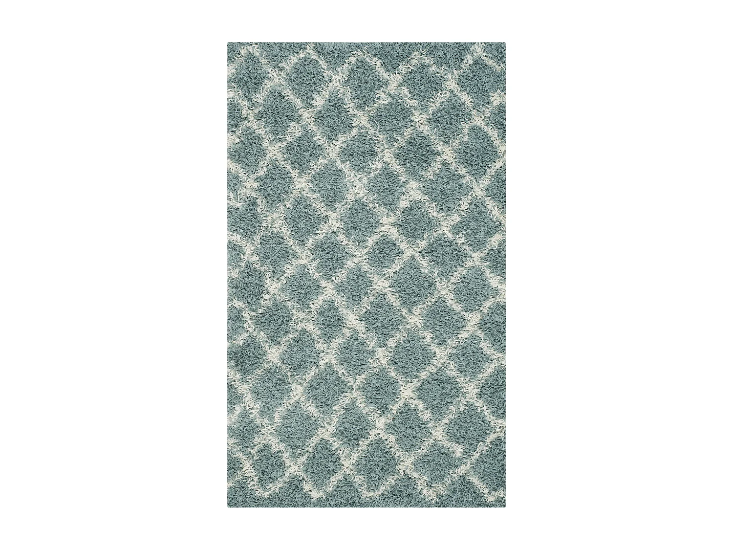 Tapis Vert/Neutre 91 X 152 cm - Natalia