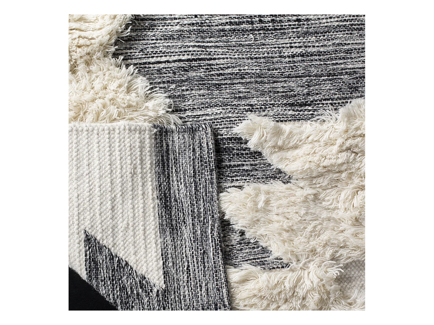 Tapis Noir/Neutre 183 X 274 cm - Eden