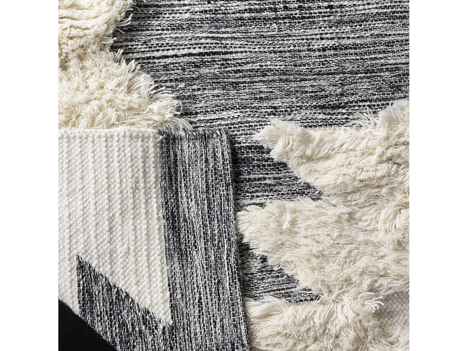 Tapis Noir/Neutre 183 X 274 cm - Eden