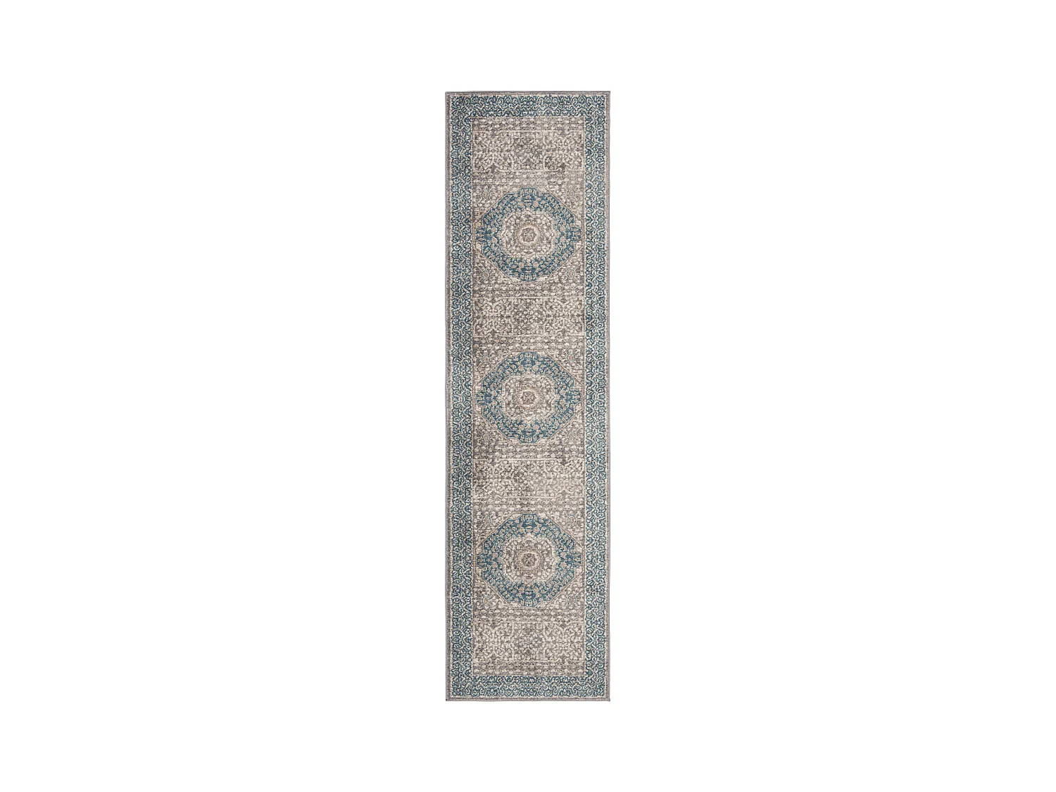 Tapis Gris/Bleu 66 X 244 cm - Kameni