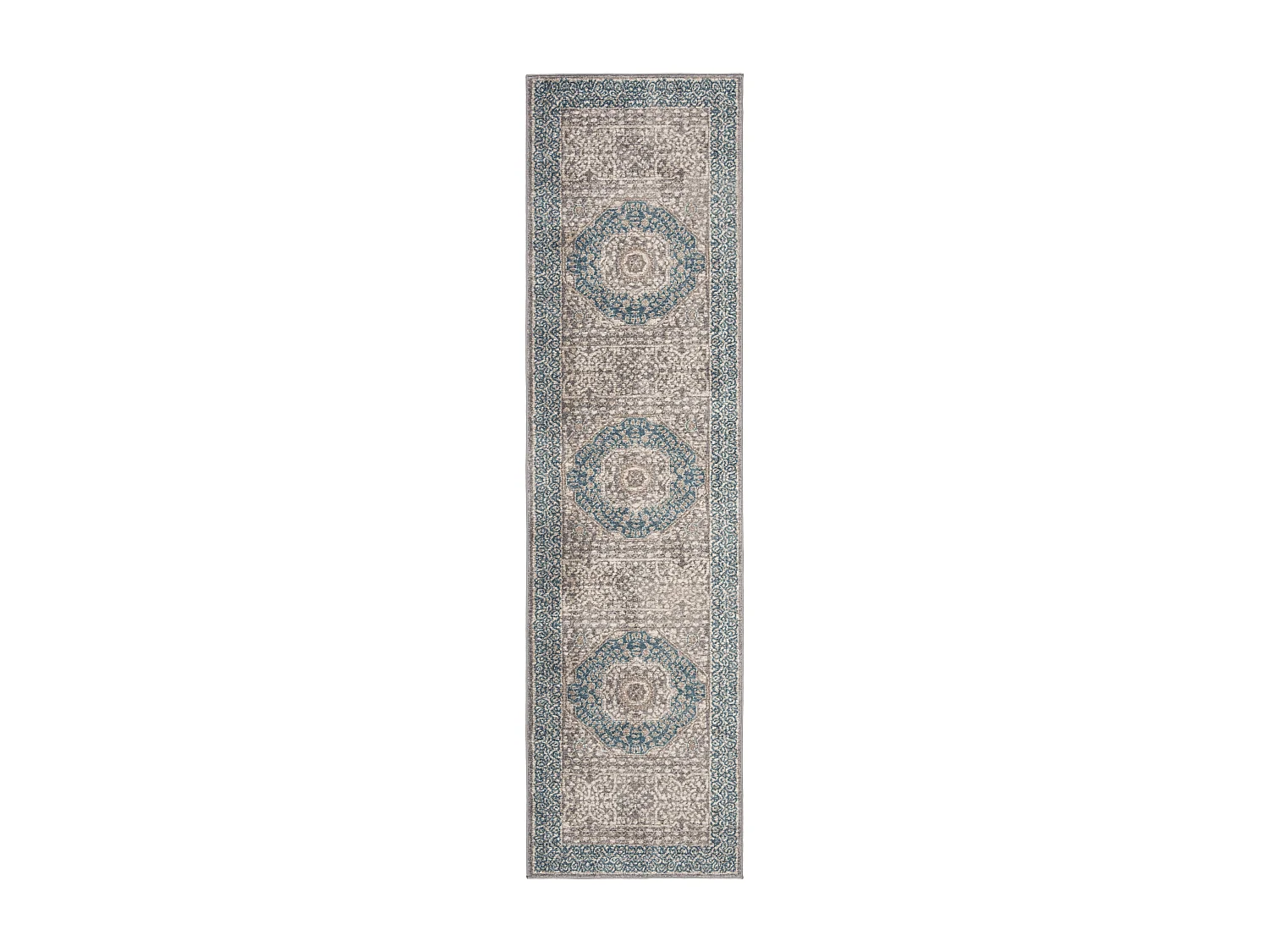 Tapis Gris/Bleu 66 X 244 cm - Kameni