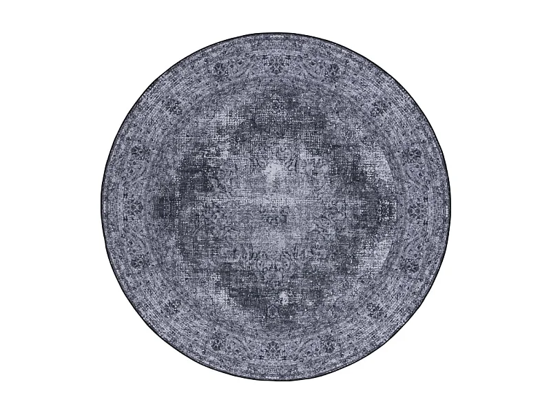 Tapis Noir/Gris 183 X 183 cm - Veda