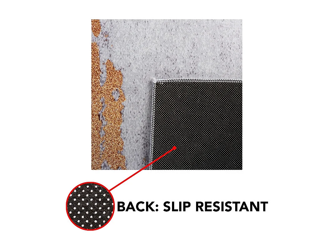 Tapis Gris/Rouge 244 X 305 cm - Iona