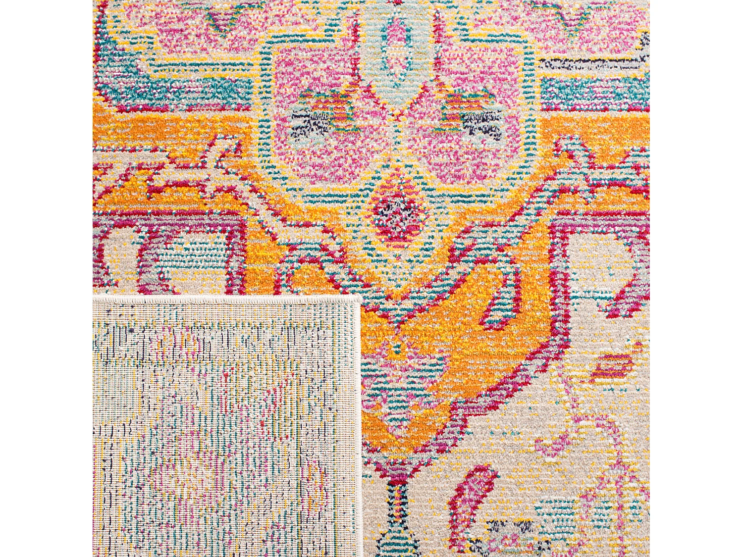 Tapis Bleu/Rose 91 X 152 cm - Desi