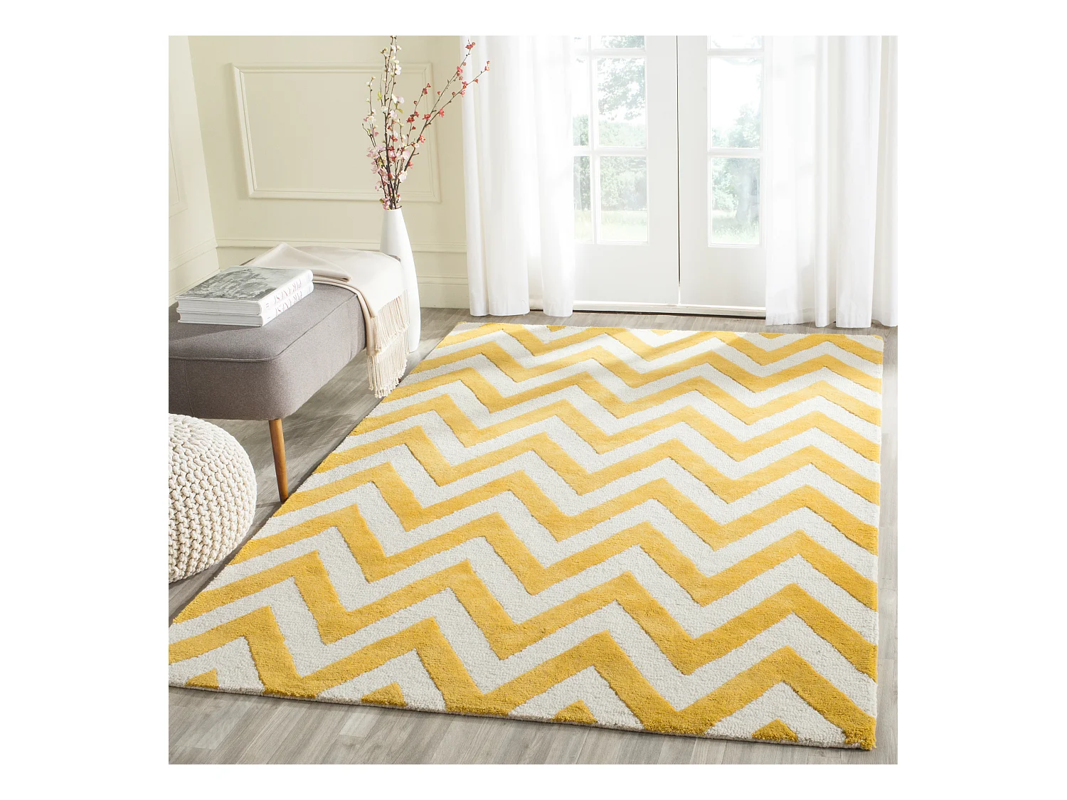 Tapis Or/Neutre 152 X 244 cm - Stella