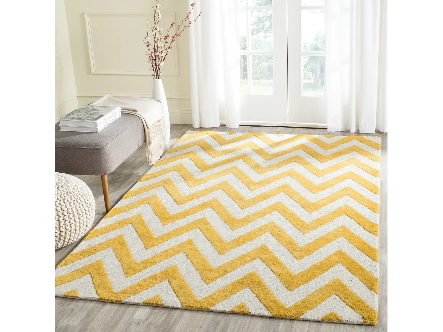 Tapis Or/Neutre 152 X 244 cm - Stella