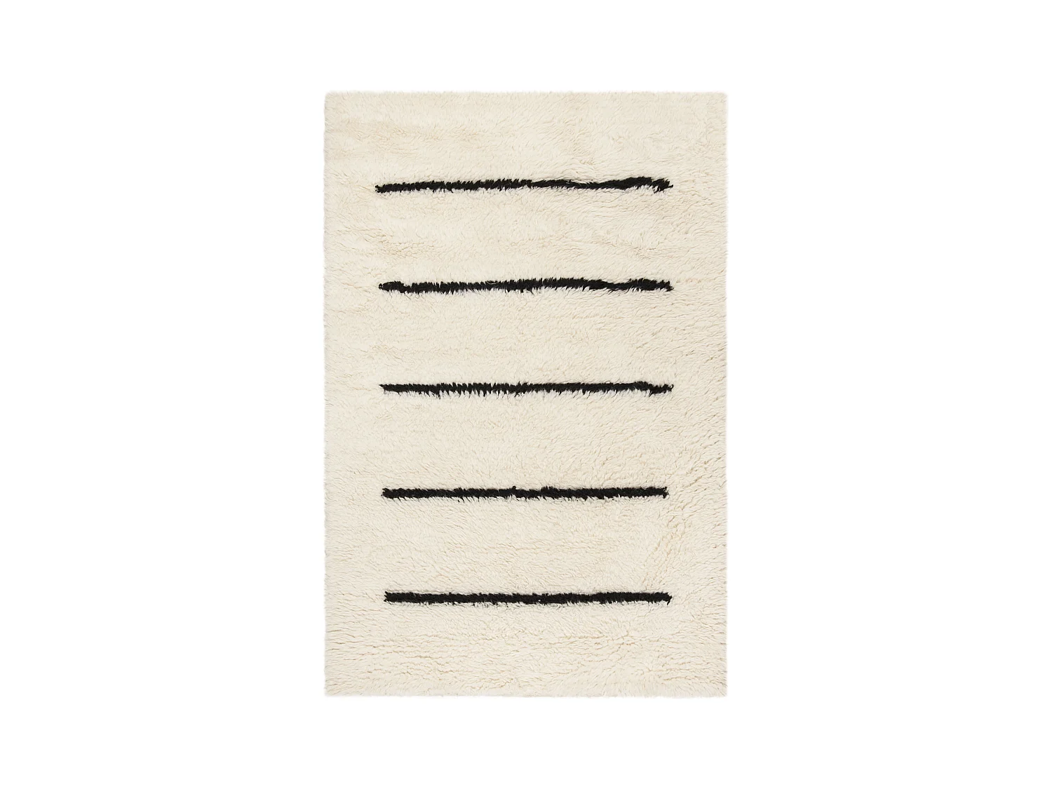 Tapis Neutre/Noir 160 X 229 cm - Jacinta