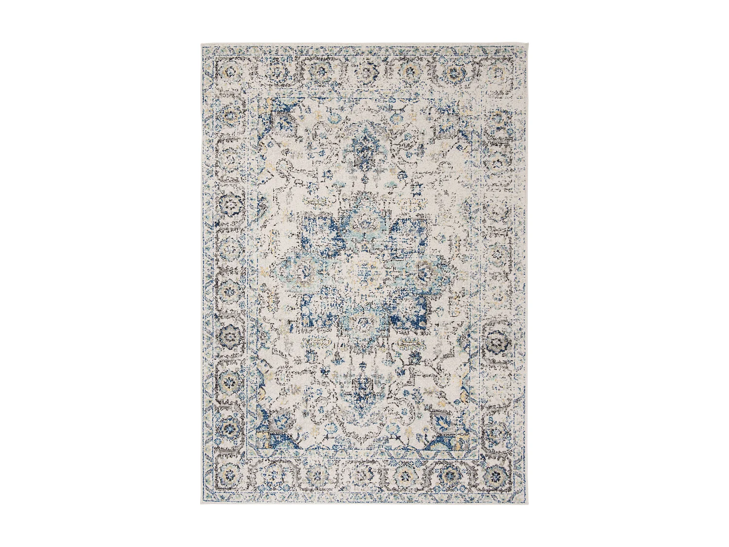 Tapis Bleu/Neutre 201 X 279 cm - Merryl