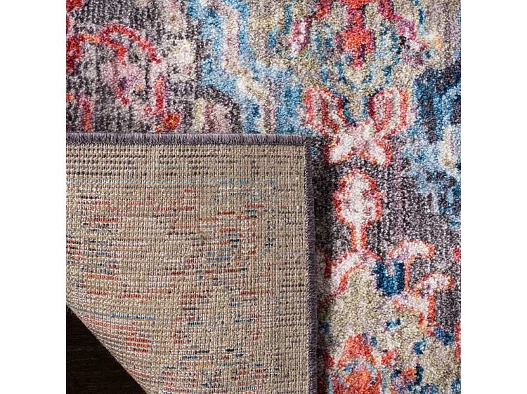 Tapis Gris/Bleu 91 X 152 cm - Lesley