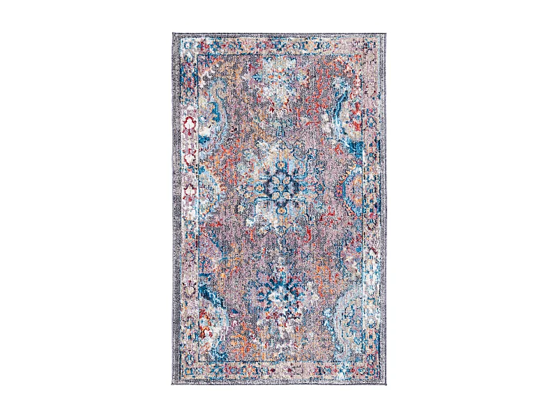 Tapis Gris/Bleu 91 X 152 cm - Lesley