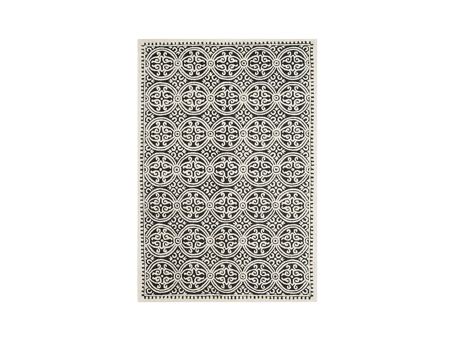 Tapis Noir/Neutre 183 X 274 cm - Roby