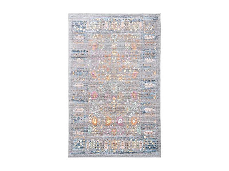Tapis Gris/Multicolore 152 X 244 cm - Tatum
