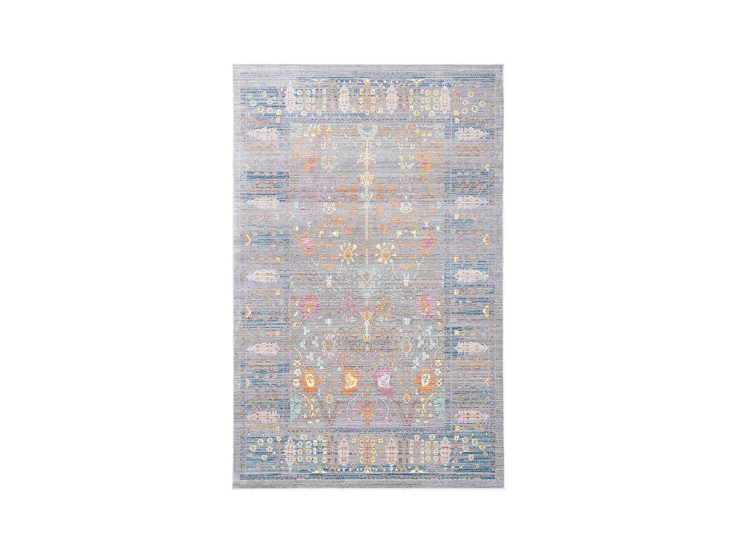 Tapis Gris/Multicolore 152 X 244 cm - Tatum