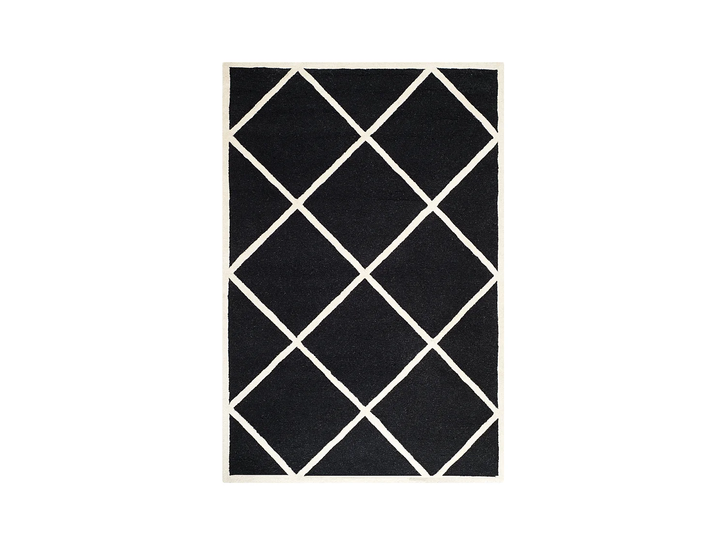 Tapis Noir/Neutre 183 X 274 cm - Waynet