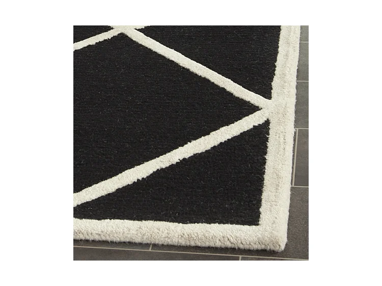 Tapis Noir/Neutre 183 X 274 cm - Waynet