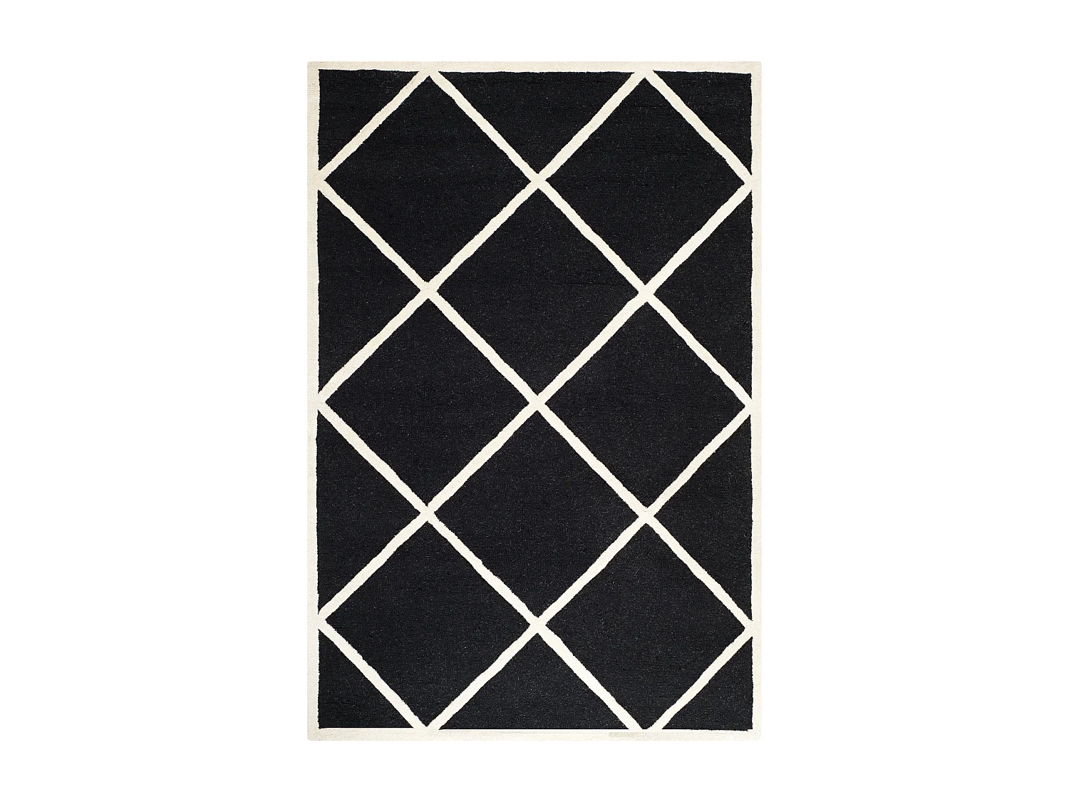 Tapis Noir/Neutre 183 X 274 cm - Waynet