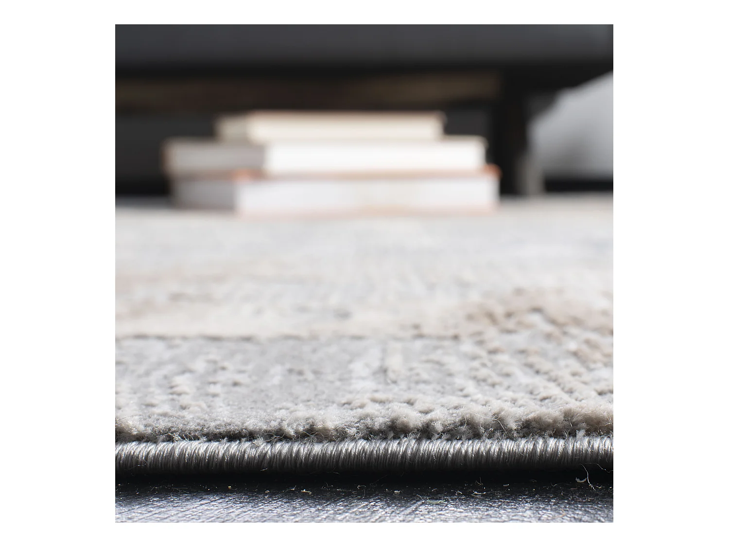 Tapis Neutre/Gris 122 X 183 cm - Marie