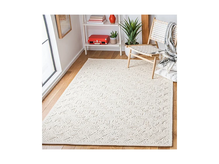 Tapis Blanc 122 X 183 cm - Mariselle