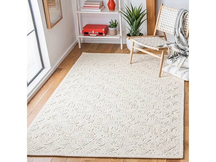 Tapis Blanc 122 X 183 cm - Mariselle