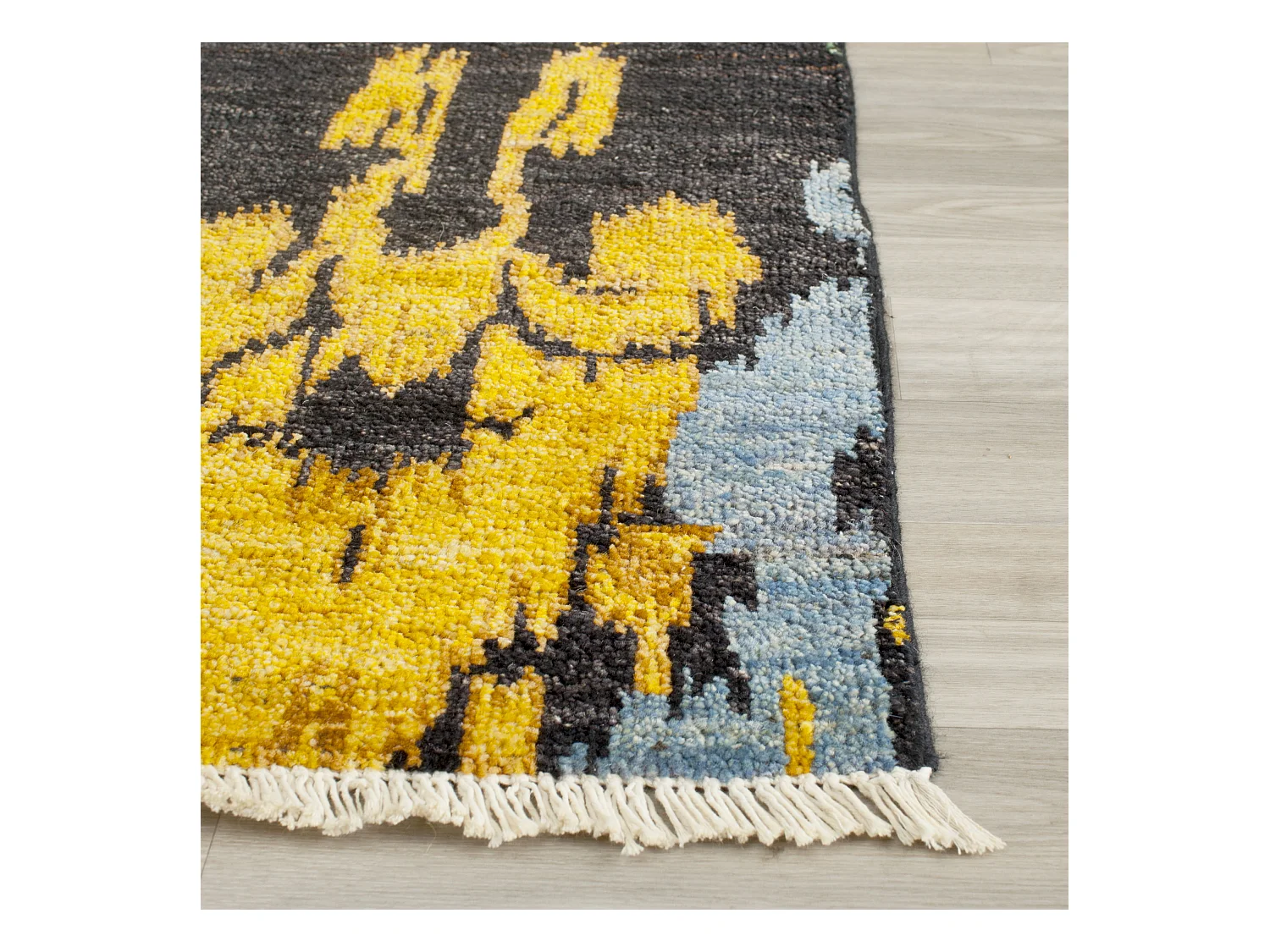 Tapis Noir/Or 183 X 274 cm - Aviana