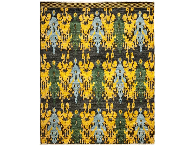 Tapis Noir/Or 183 X 274 cm - Aviana