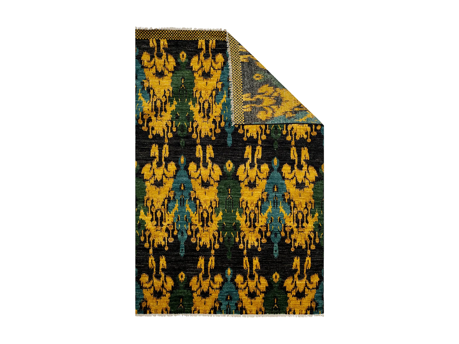 Tapis Noir/Or 183 X 274 cm - Aviana