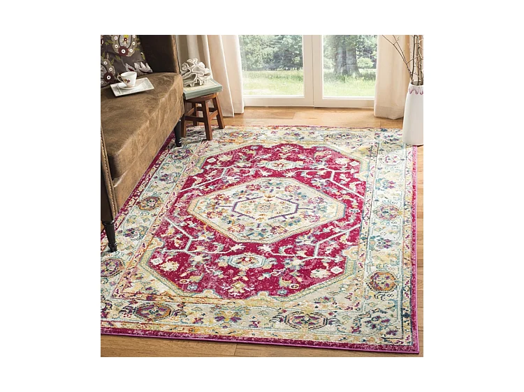 Tapis Violet/Bleu 122 X 183 cm - Cerise