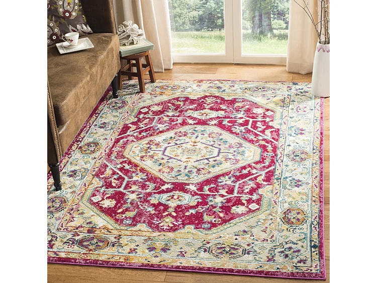 Tapis Violet/Bleu 122 X 183 cm - Cerise
