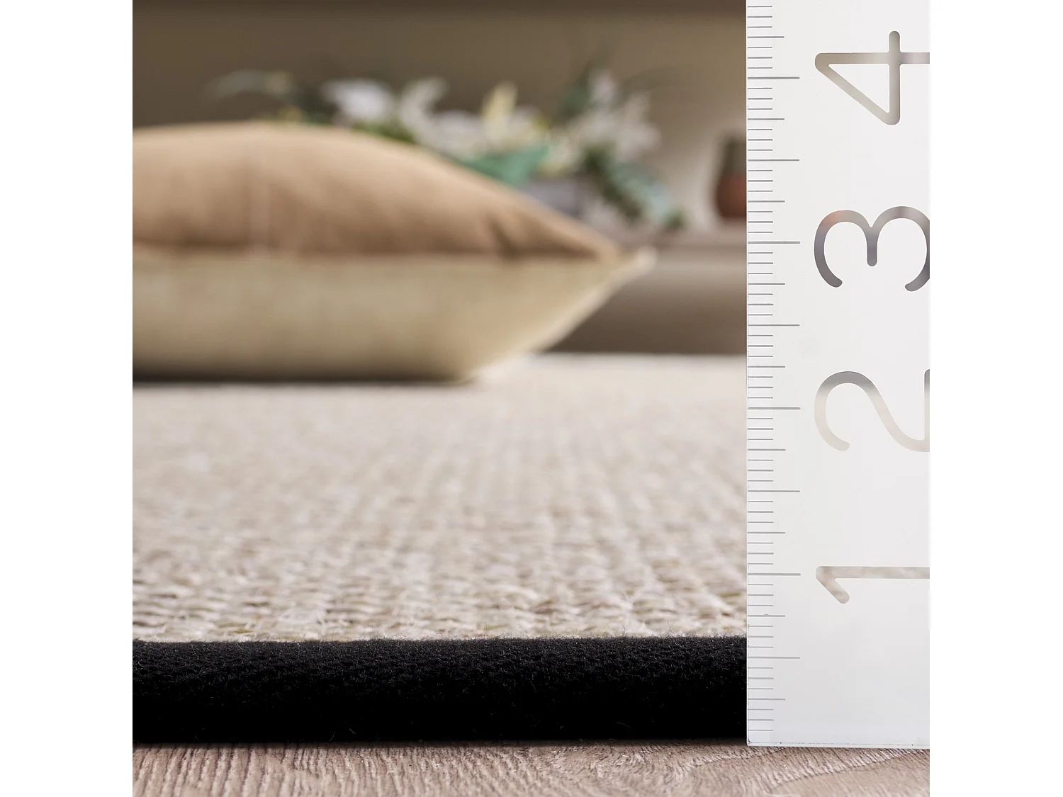 Tapis Noir 244 X 244 cm - Cass
