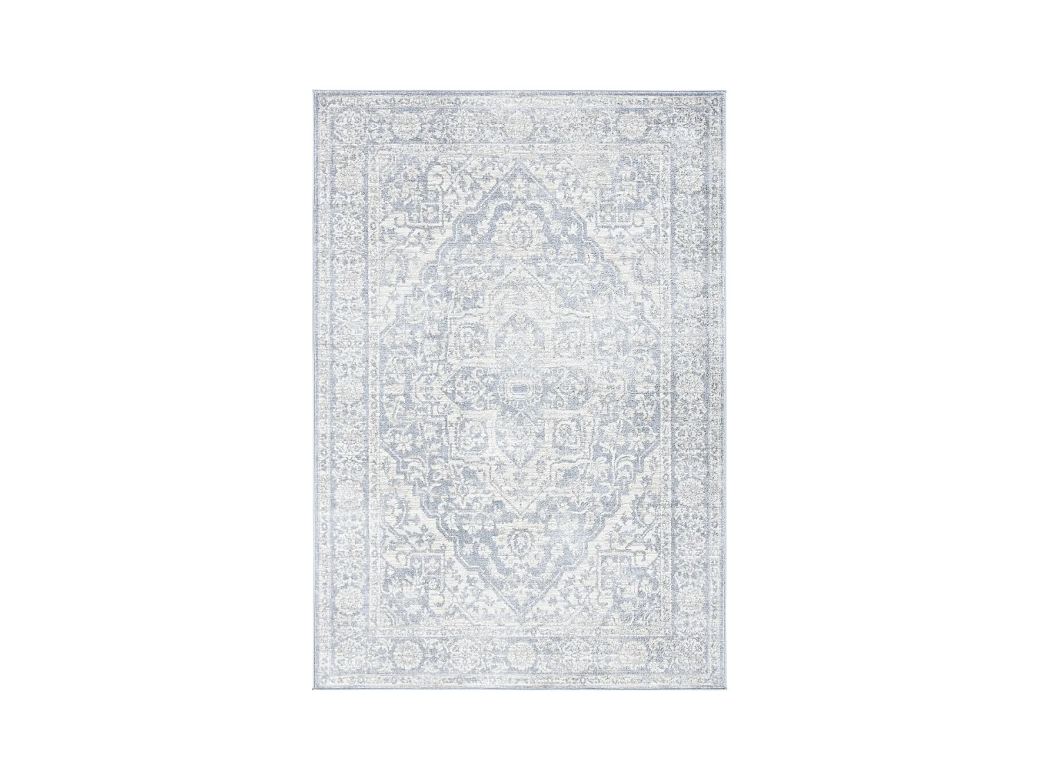 Tapis Gris clair/Ivoire 91 X 152 cm - Melany