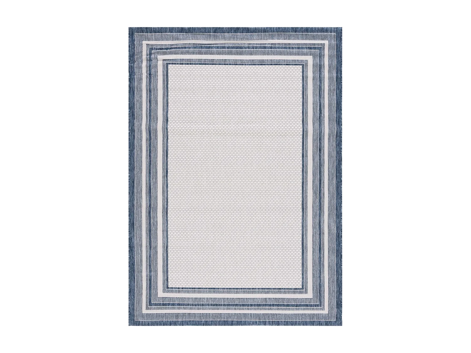 Tapis Ivoire/Marine 160 X 231 cm - Aeliana