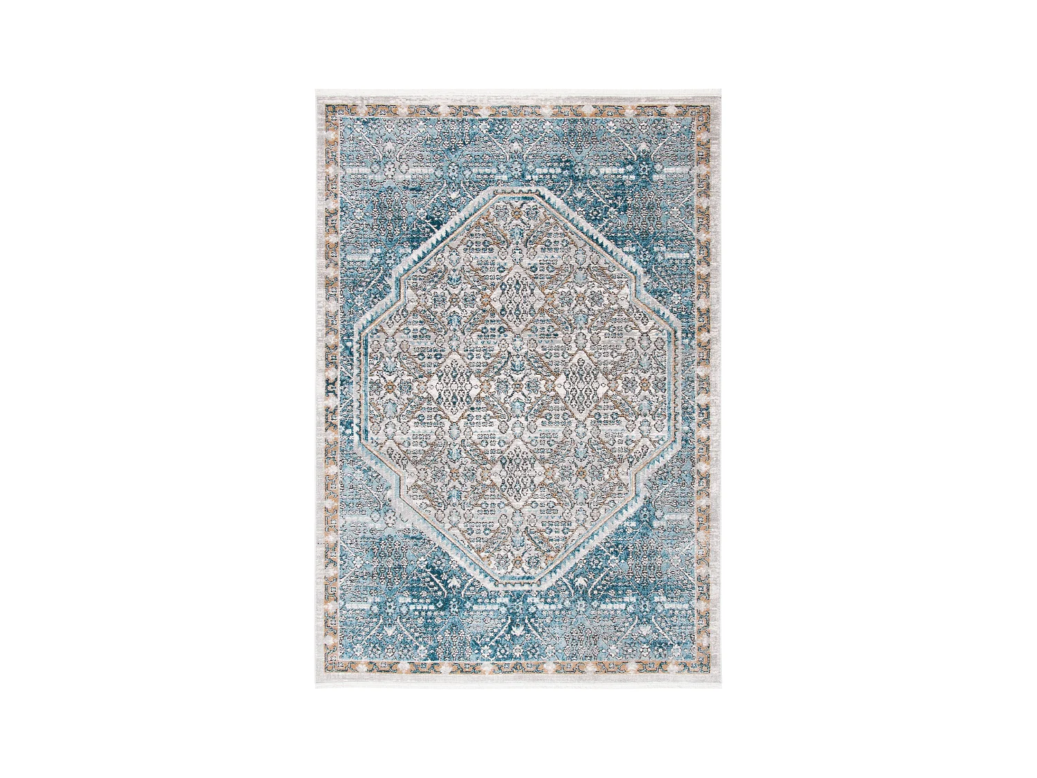 Tapis Bleu/Gris 160 X 229 cm - Cali