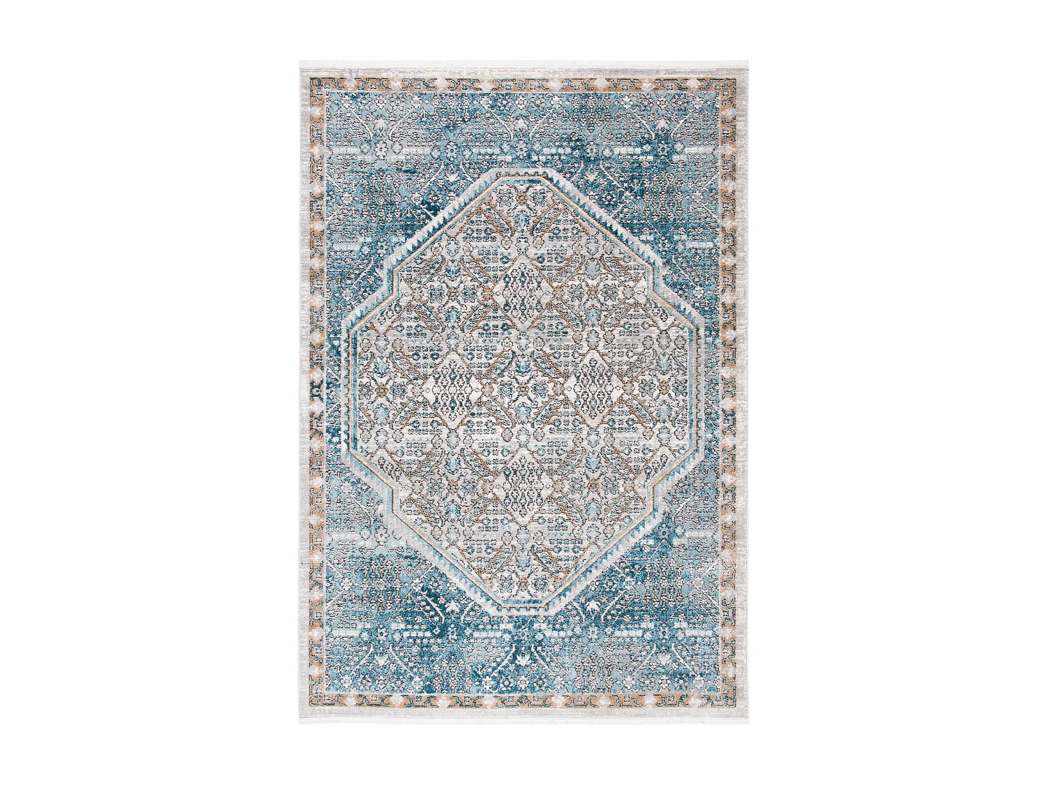 Tapis Bleu/Gris 160 X 229 cm - Cali