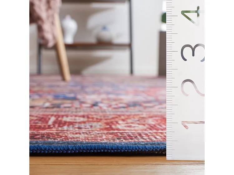 Tapis Bleu Marine/Rouille 152 X 244 cm - Zarah