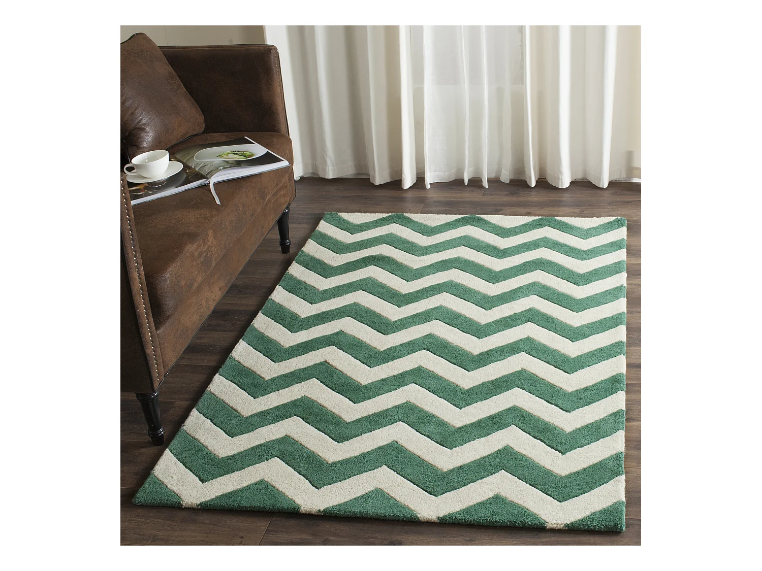 Tapis Bleu/Neutre 91 X 152 cm - Anneliese