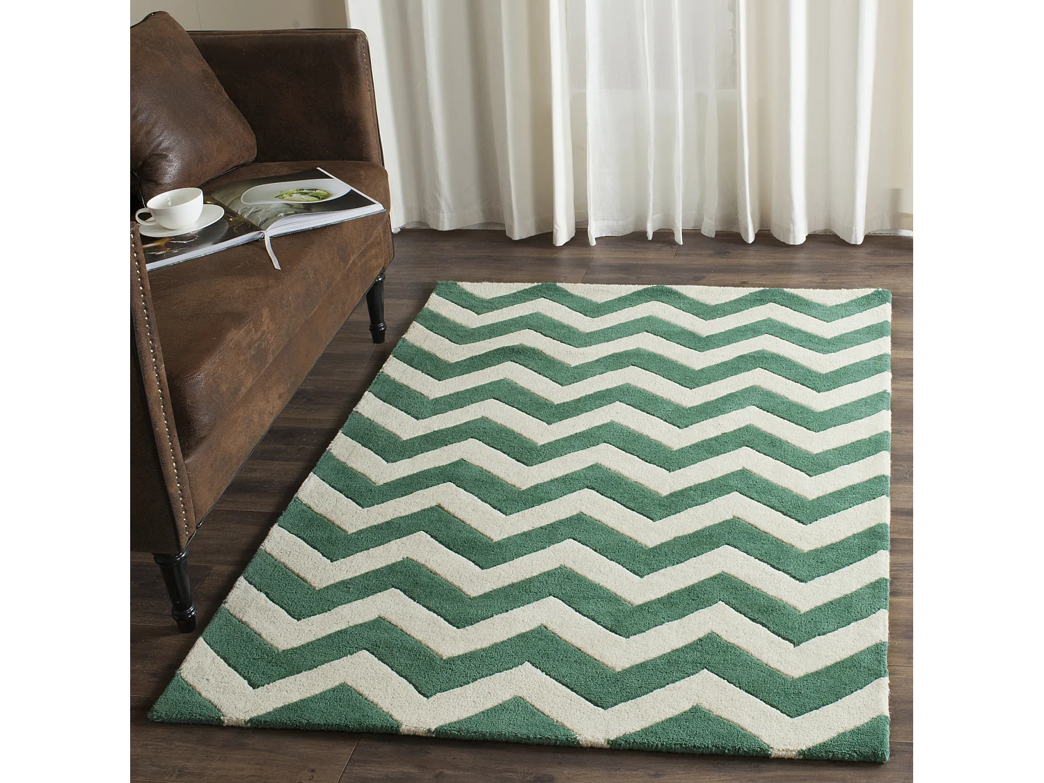 Tapis Bleu/Neutre 91 X 152 cm - Anneliese