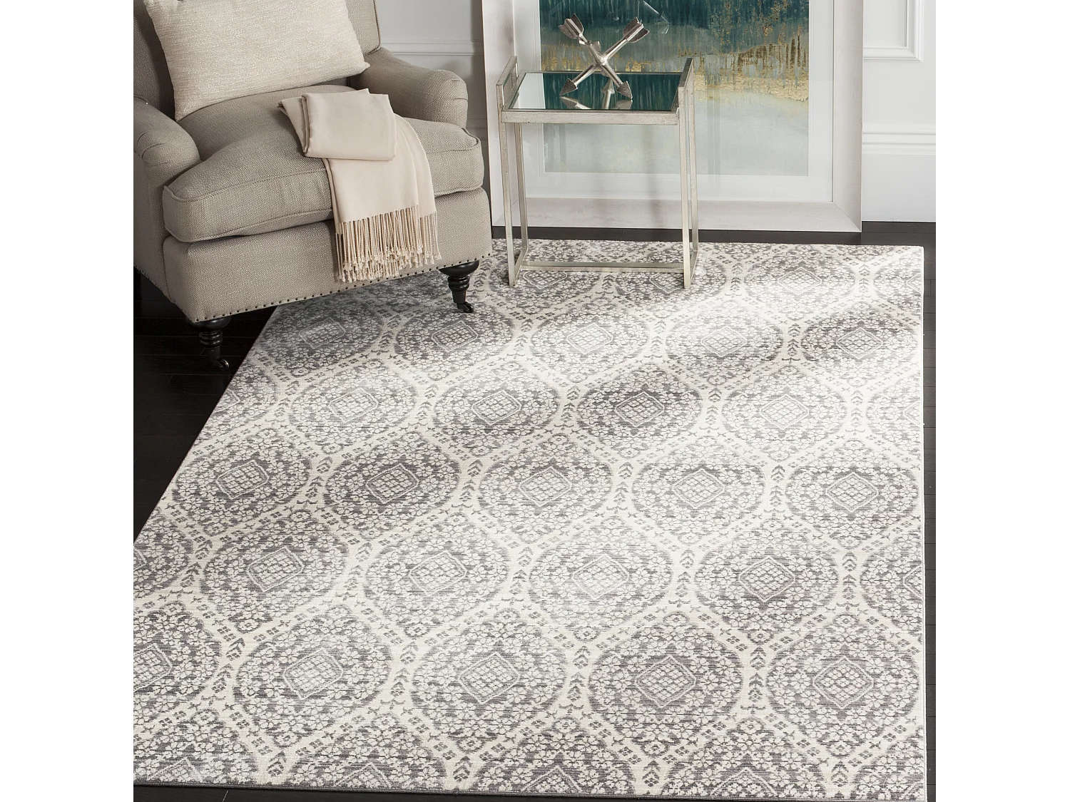 Tapis Rose/Neutre 152 X 244 cm - Marlon