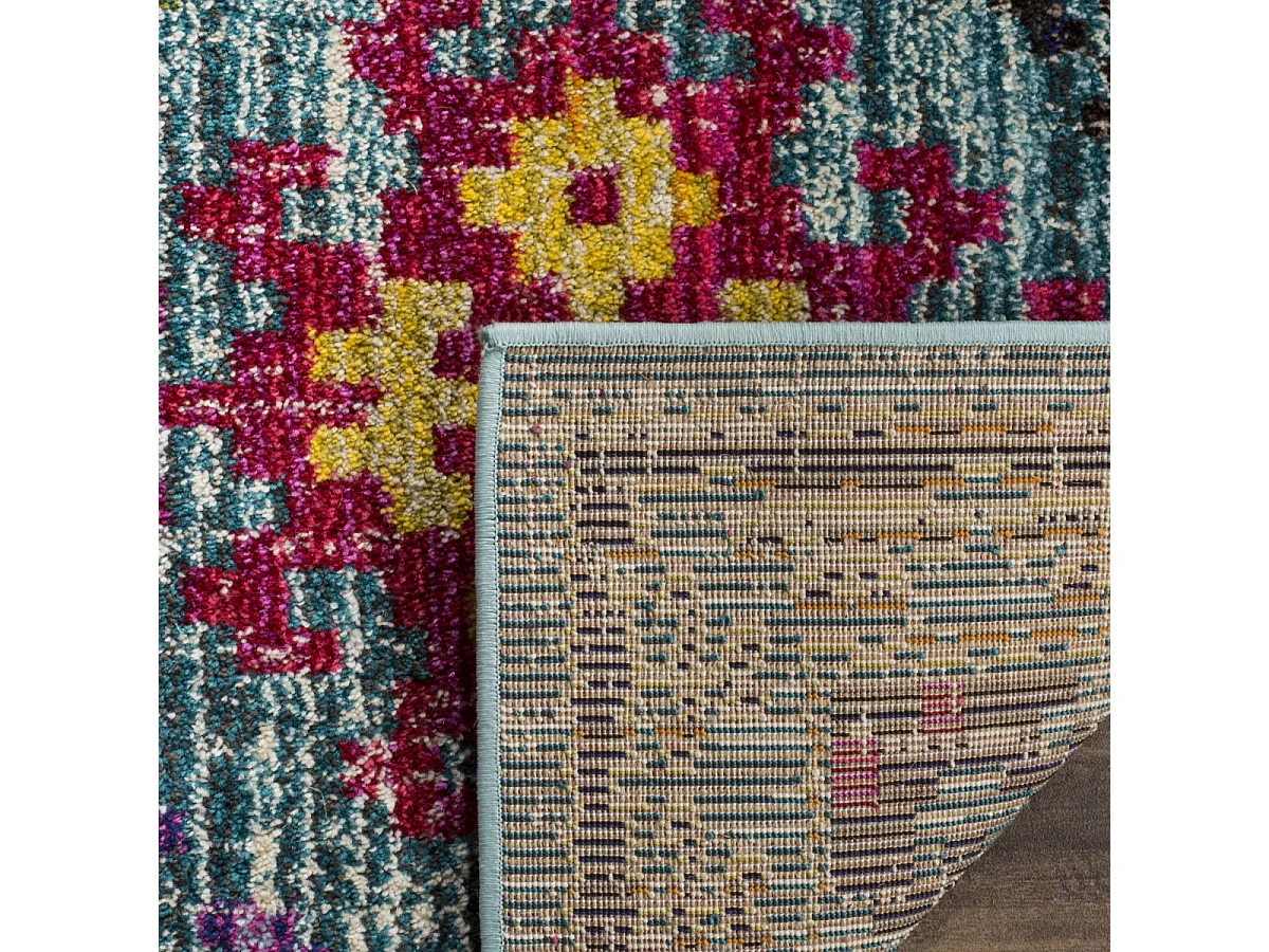 Tapis Bleu/Multicolore 122 X 170 cm - Lunya