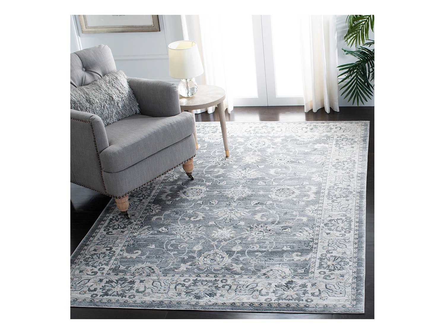 Tapis Gris/Neutre 160 X 229 cm - Alayna