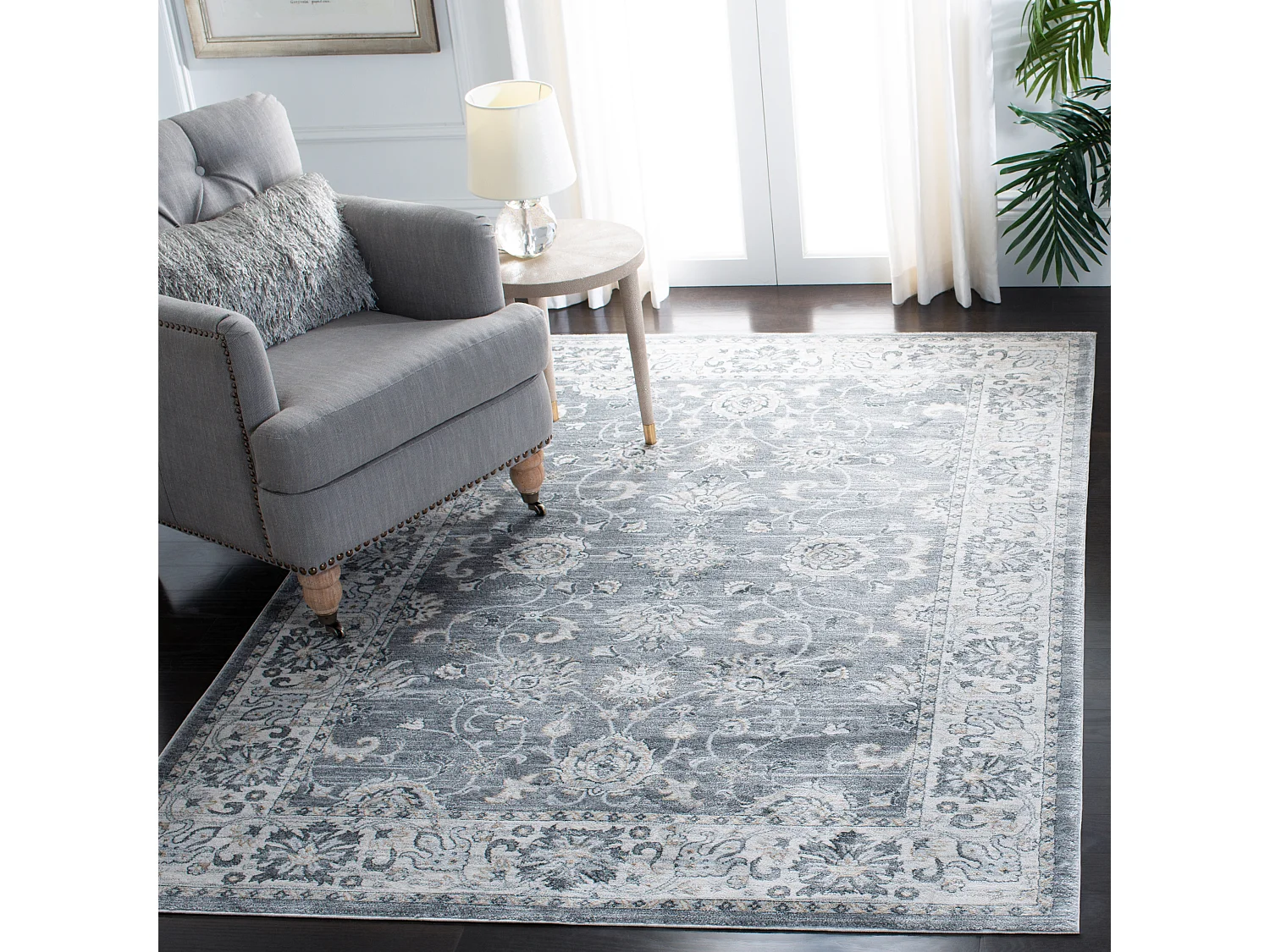 Tapis Gris/Neutre 160 X 229 cm - Alayna