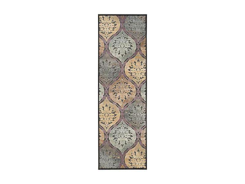 Tapis Gris/Multicolore 74 X 229 cm - Roseau