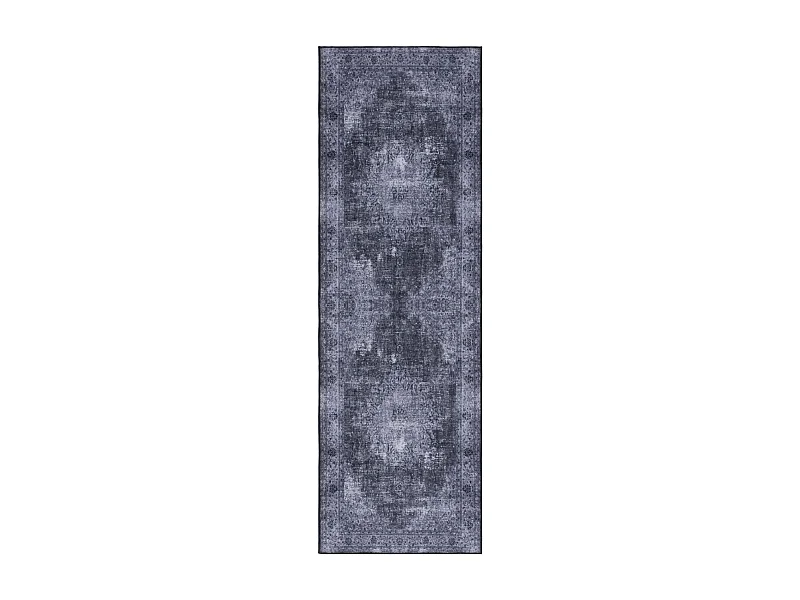 Tapis Noir/Gris 76 X 244 cm - Veda