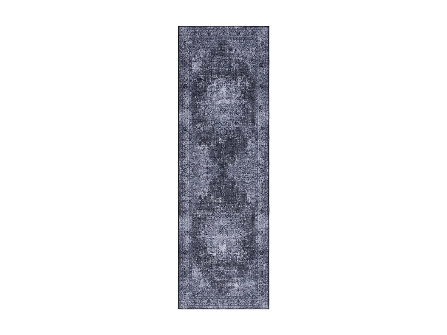 Tapis Noir/Gris 76 X 244 cm - Veda