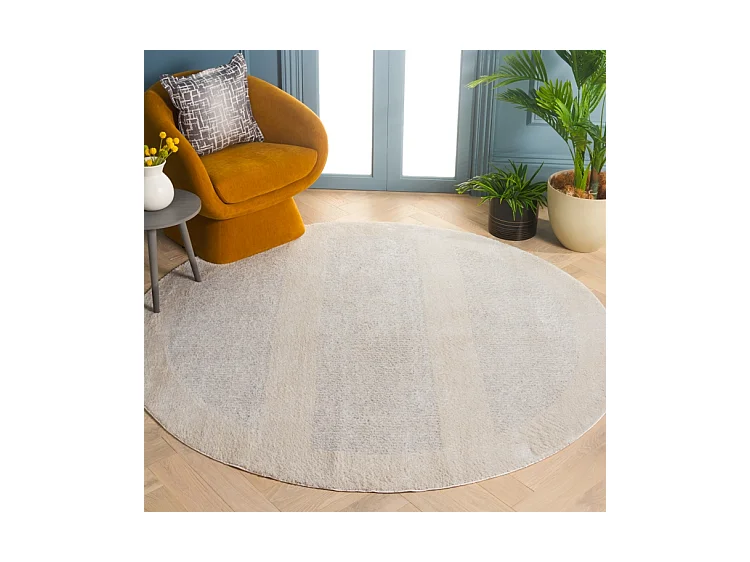 Tapis Ivoire/Gris 201 X 201 cm - Brezlyn