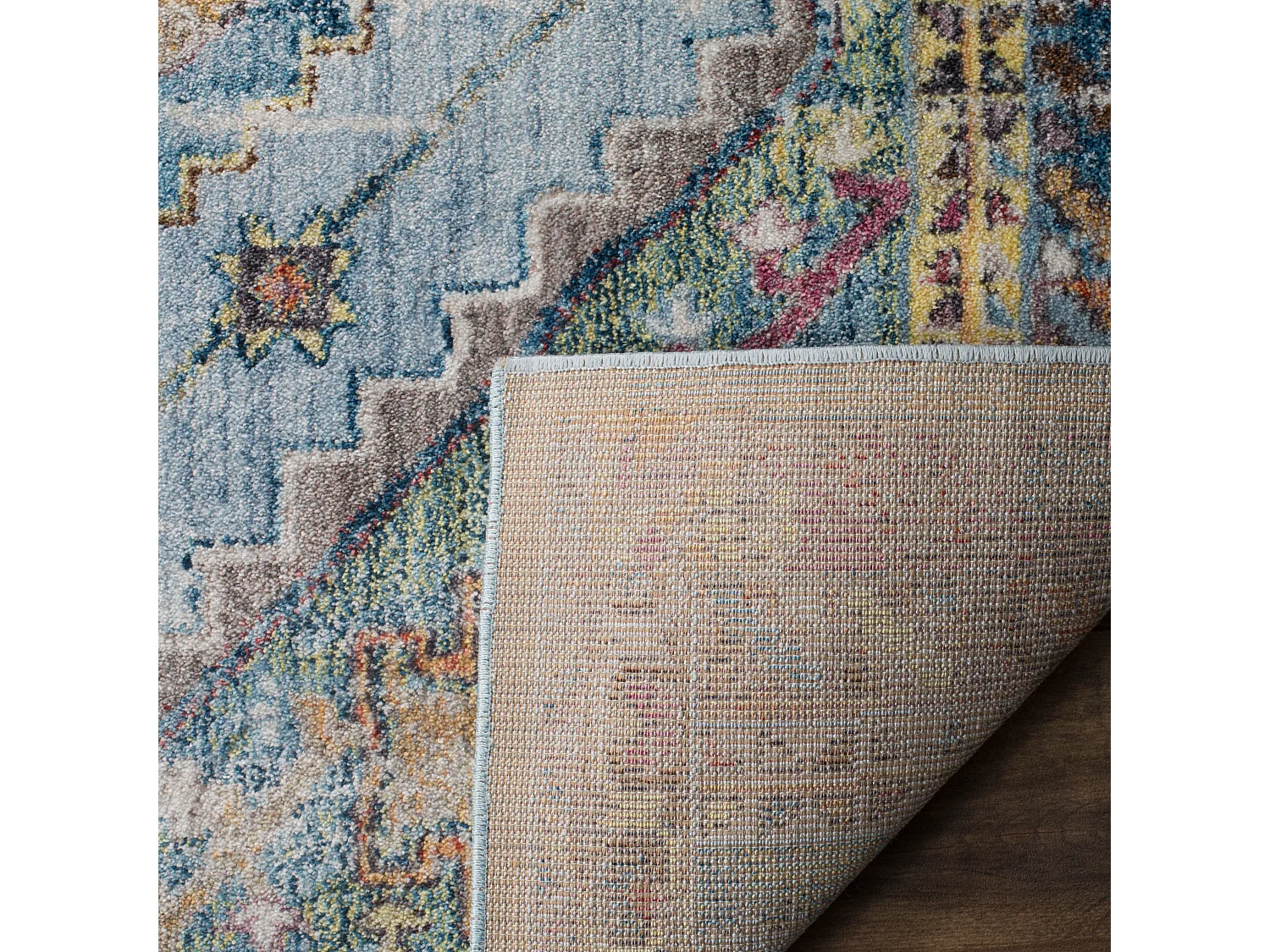 Tapis Bleu/Neutre 122 X 183 cm - Marlie