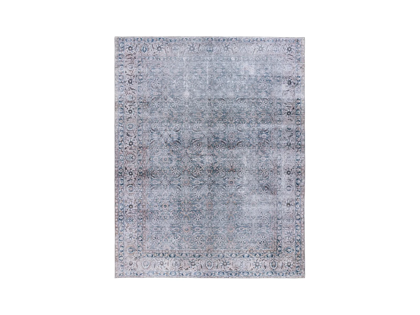Tapis Bleu/Beige 244 X 305 cm - Sapphira