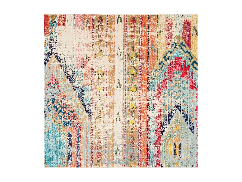Tapis Bleu/Orange 152 X 152 cm - Emilia