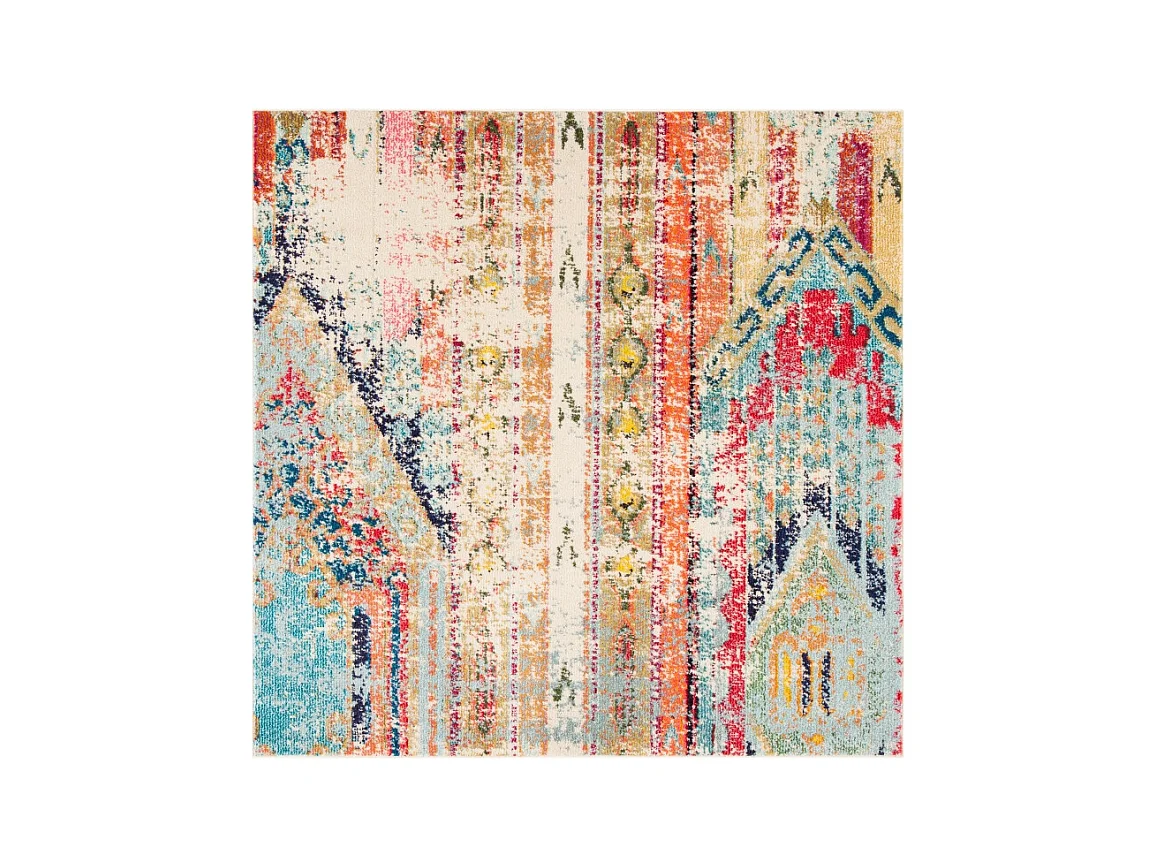 Tapis Bleu/Orange 152 X 152 cm - Emilia