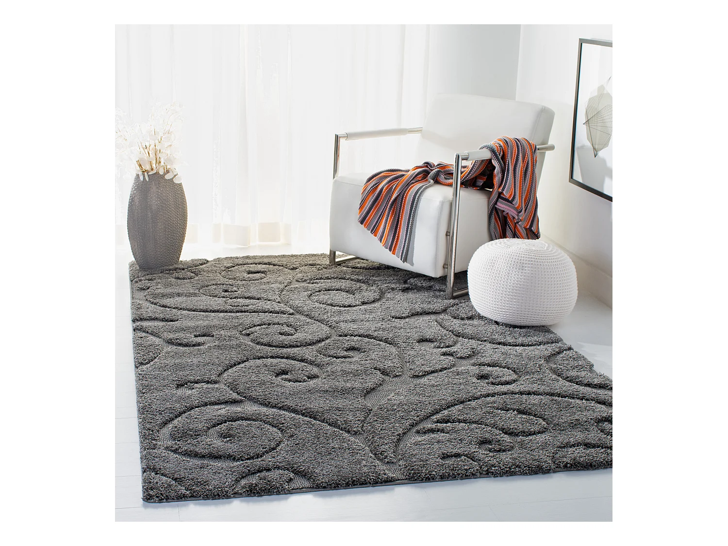 Tapis Gris 160 X 229 cm - Rosalind
